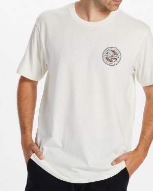 Off White Men's Billabong Rotor T-Shirt | 452761SRG
